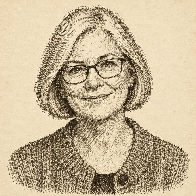 Porträtt av Ingrid Lindgren