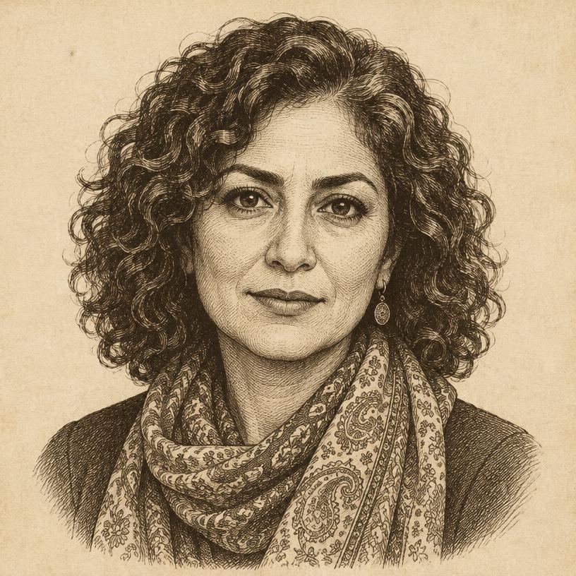 Porträtt av Leyla Moradi